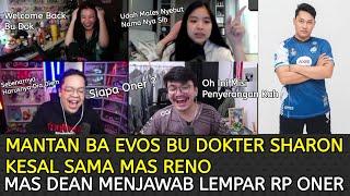 MANTAN BA EVOS SHARON KESEL SAMA MAS RENO  DEANKT MENJAWAB LEMPAR RP ONER