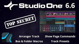 Studio One 6.6  New Secret Features NOBODY Is Talking About