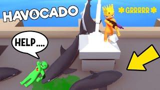 Ragdolls VS Sharks - Havocado Gameplay