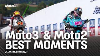 Moto3™ & Moto2™ Best Moments ️  2024 #GermanGP