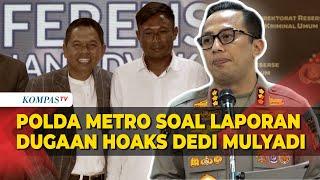 Polda Metro Jaya Tindak Lanjuti Laporan Dugaan Hoaks Dede dan Dedi Mulyadi di Kasus Vina
