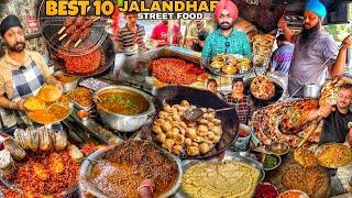 Best 10 Street Food Jalandhar  Kulcha Chole Nutri kulcha Bhature chole Wadapav