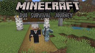 Embark on an Epic Minecraft Survival Journey of me and my friend.