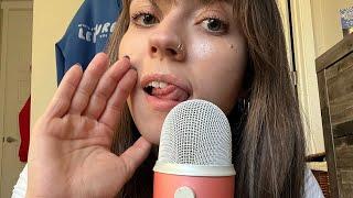 ASMR New Different INTENSE Mouth Sounds Tingle Tube & Inaudible Whisper Ramble