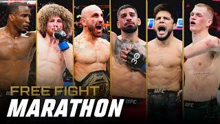 UFC 298 Free Fight Marathon