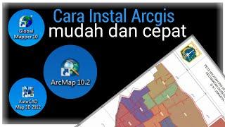 cara instal Arcgis 10.2 mudah dan cepat