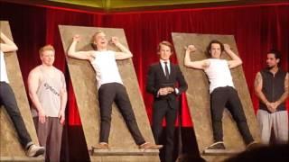 The tickle game from I kveld med Ylvis Live