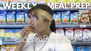 සිංහල Vlog  Meal prep  Cooking  Grocery shopping  Lifestyle