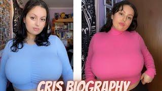 Cris biography Curvy fashion model  Big busty model cris  Try on houl  @24curvyplusupdate47