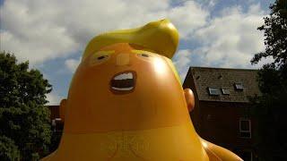 Protests Trump baby balloon expected in London for presidents visit