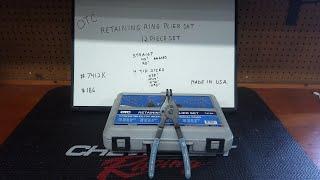 OTC made in USA12 piece retaining ring plier set 10+ years of use are they worth buying