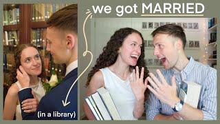 we got MARRIED in a library - a bookish life update & recent reads