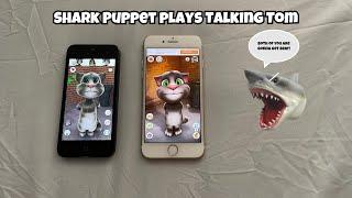 SB Movie Shark Puppet plays Talking Tom