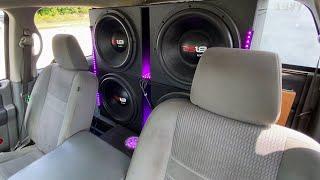 QUAD SUBWOOFER Q-BOMB BOX GOT THIS LOUD