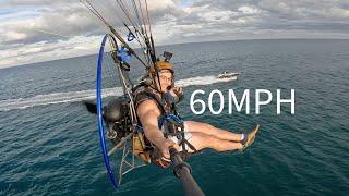 Flying Haulover Inlet On My Paramotor