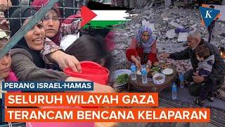 Warga Gaza Palestina Terancam Bencana Kelaparan Perang Israel-Hamas Persulit Pengiriman Bantuan