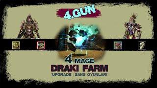 Knight Online  4 Mage ile Draki Farm  Upgrade - Monster Stone... BONUS FragmentKutuGem  #4Gün