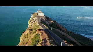 2021 Nazaré drone video at world famous surfing place