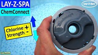 LAY-Z-SPA ChemConnect How to adjust the Chlorine strength output