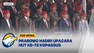 Prabowo Hadiri Upacara HUT ke-72 Kopassus