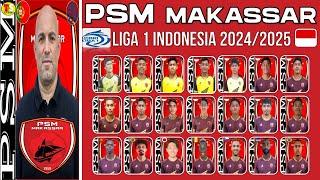 UPDATE Skuad PSM MAKASSAR Jelang Musim Baru Liga 1 20242025 - Duo Sayuri OUT 