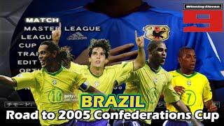 PS2 PES 5 Brazil All Goals in Confederations Cup 2005