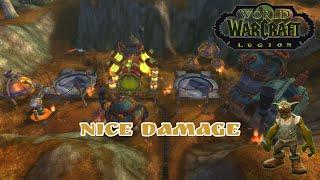 WoW Addon - NiceDamage изменение шрифта урона  change damage font