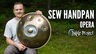 Handpan Beatbox with Sew Handpan Stainless Steel D Kurd by Jerry Walsh