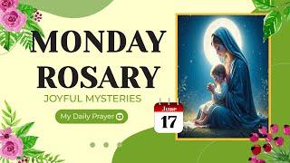 TODAY HOLY ROSARY JOYFUL MYSTERIES ROSARY MONDAYJUNE 17 2024   PRAY FOR INNER PEACE