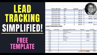 Lead Tracking Template  Free Lead Tracking Spreadsheet