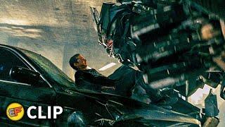 Bumblebee Rescues Sam & Mikaela - Barricade Attack Scene  Transformers 2007 Movie Clip HD 4K