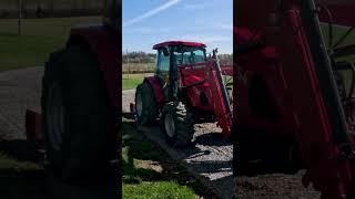Fixing A Road With My Tractor #shorts #tractor #farm