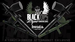 Iwata Black Ops Airbrushes & Spray Guns - Ryno Signature Series