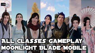 Gameplay All Classes Moonlight Blade Mobile MMORPG Mobile on Android