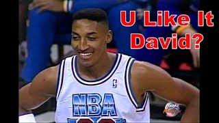 Scottie Pippen Dunks on David Robinson 1992 All-Star Game