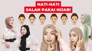 Tips Cara Pakai Hijab Untuk Muka Bulat & Cabi Serta Wajah Kurang Proporsional