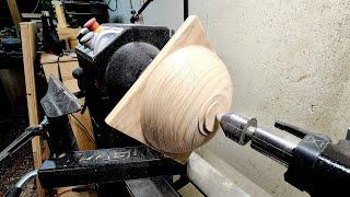 Woodturning This Awesome Ash Square Winged Bowl