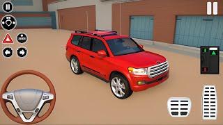 4x4 Kırmızı Jeep Araba Oyunu #3 - Prado Araba Sürme Oyunu - Android Gameplay