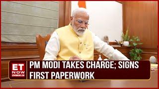 PM Modi Takes Charge  Signs First Paperwork To Release Of 17th Installment Of PM Kisan Nidhi