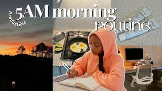 5am productive morning routine self care healthy habits praying tahajjud + more