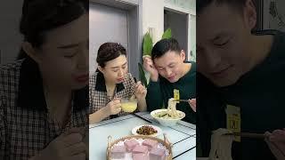 Funny Husband and Wife Yummy Food Eating Challenge  Ep 110