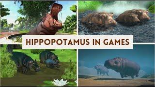 Hippopotamus Comparison In 8 Games 