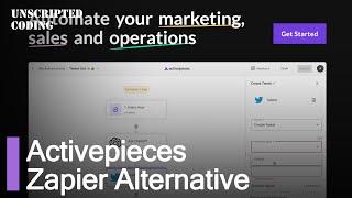 Automation - Activepieces and open source alternative to Zapier   Unscripted Coding