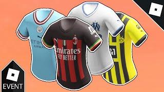 EVENT How to get 4 FREE JERSEYS in PUMA AND THE LAND OF GAMES  Roblox