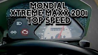 MONDIAL XTREME MAXX 200i TOP SPEED