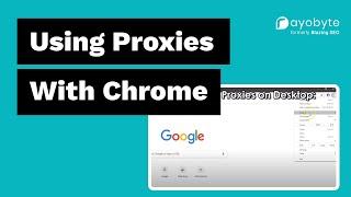 Google Chrome Proxies How To Set Up Proxies With Chrome