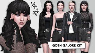 GOTHIC INSPIRED LOOKS   Sims 4 Create A Sim + cc list