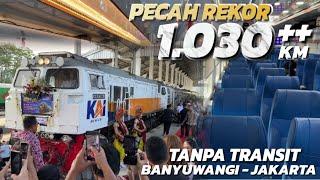 TAHTA TERTINGGI KERETA RUTE TERJAUH  Review Blambangan Ekspres 165 Jam Banyuwangi-Jakarta