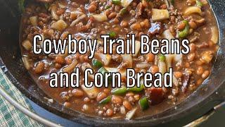 Cowboy Trail Beans and Corn Bread