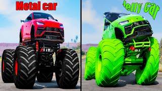 Jelly Car vs Metal Car #17 - Beamng drive